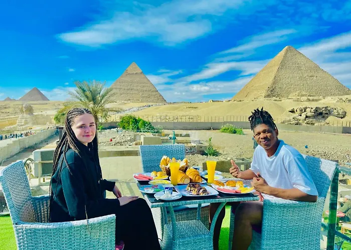 La Scarab Pyramids View